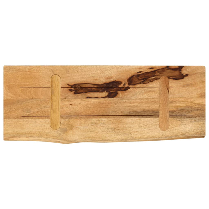 Blat de masă margine naturală, 70x30x3,8 cm, lemn masiv mango WALTI