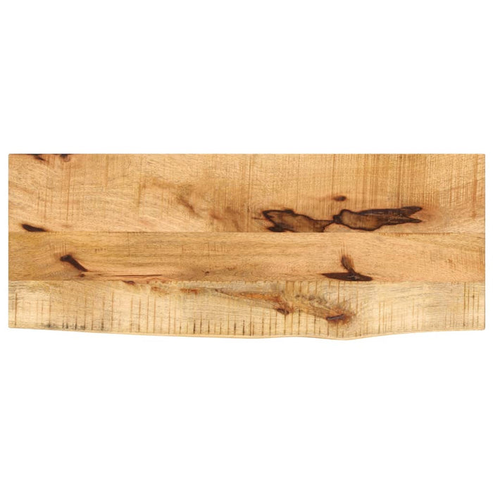Blat de masă margine naturală, 80x30x3,8 cm, lemn masiv mango - WALTI WALTI