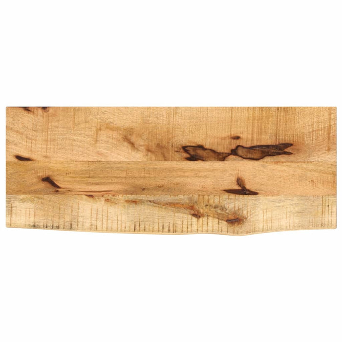 Blat de masă margine naturală, 90x30x3,8 cm, lemn masiv mango WALTI
