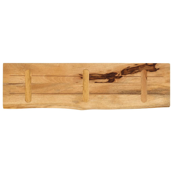 Blat de masă margine naturală, 100x30x3,8 cm, lemn masiv mango WALTI