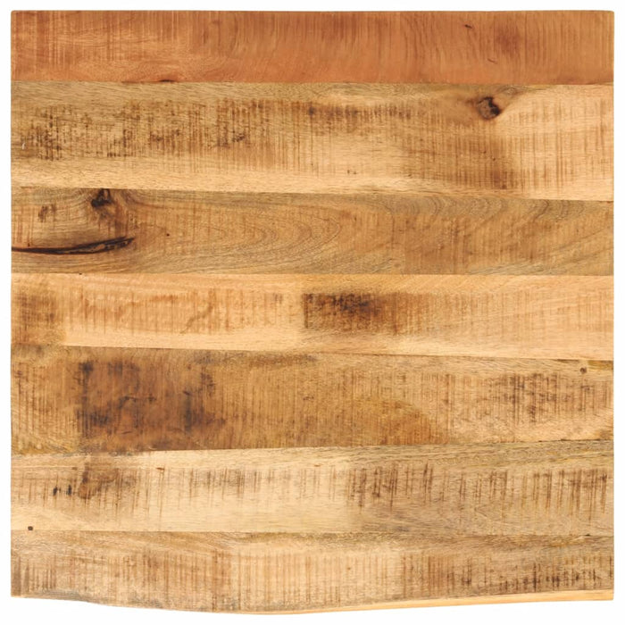 Blat de masă margine naturală, 40x40x3,8 cm, lemn masiv mango - WALTI WALTI