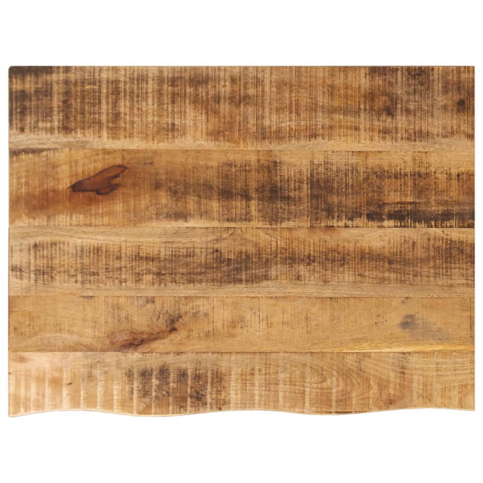 Blat de masă margine naturală, 80x60x3,8 cm, lemn masiv mango WALTI