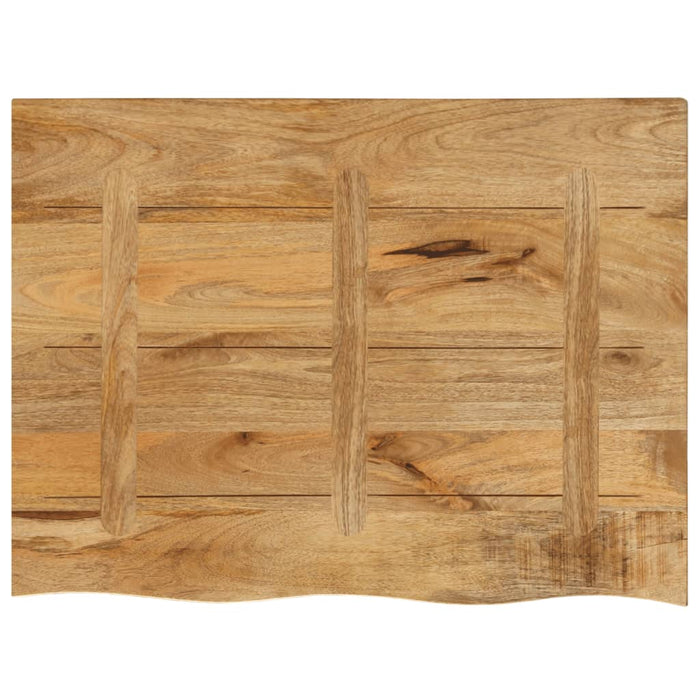 Blat de masă margine naturală, 90x60x3,8 cm, lemn masiv mango WALTI