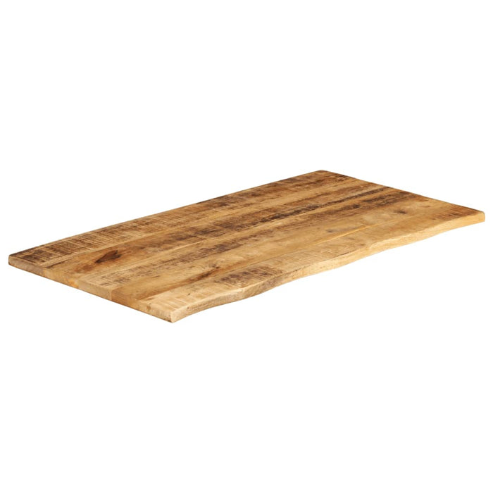 Blat de masă margine naturală, 100x60x3,8 cm, lemn masiv mango WALTI