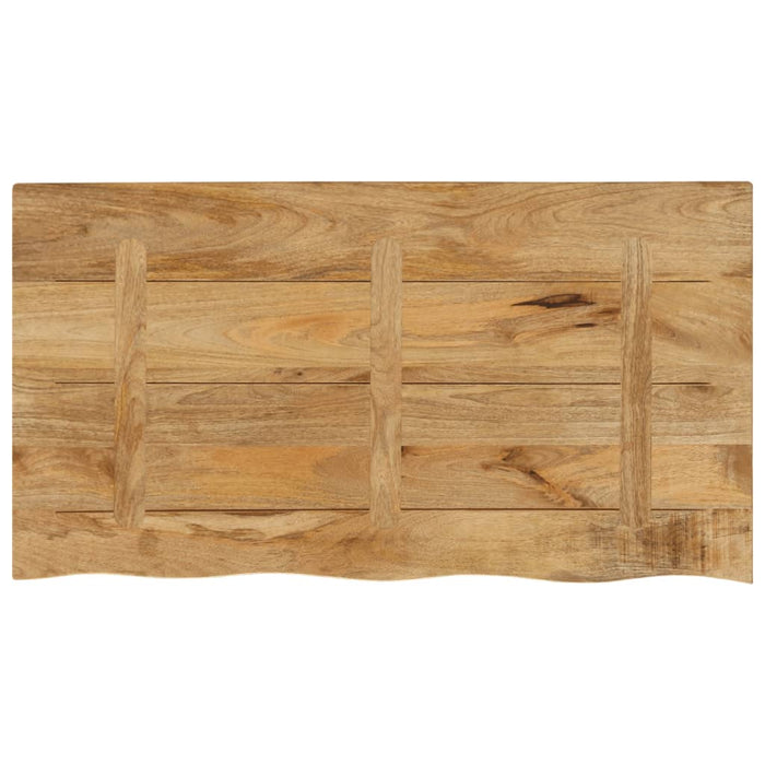 Blat de masă margine naturală, 100x60x3,8 cm, lemn masiv mango WALTI