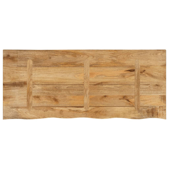 Blat de masă margine naturală, 140x60x3,8 cm, lemn masiv mango WALTI