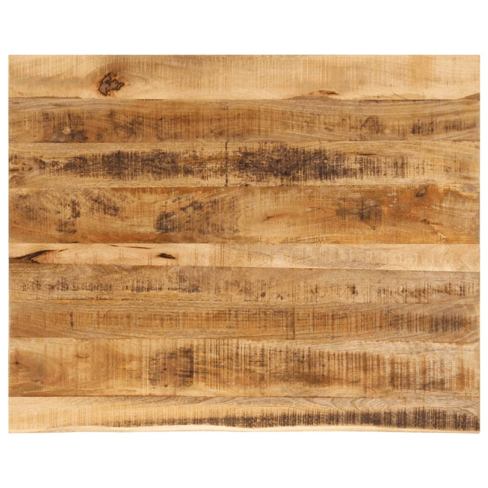 Blat de masă margine naturală, 100x80x3,8 cm, lemn masiv mango - WALTI WALTI