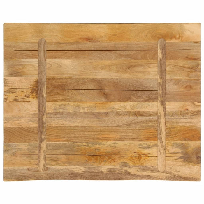 Blat de masă margine naturală, 110x80x3,8 cm, lemn masiv mango WALTI