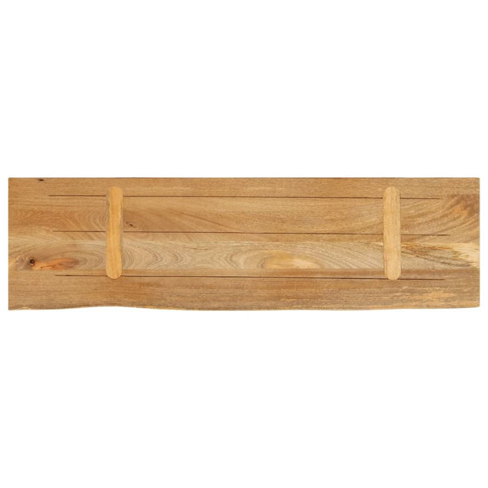 Blat de masă contur organic 120x20x2,5 cm lemn masiv de mango WALTI