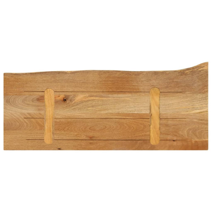 Blat de masă contur organic 70x30x2,5 cm lemn masiv de mango WALTI