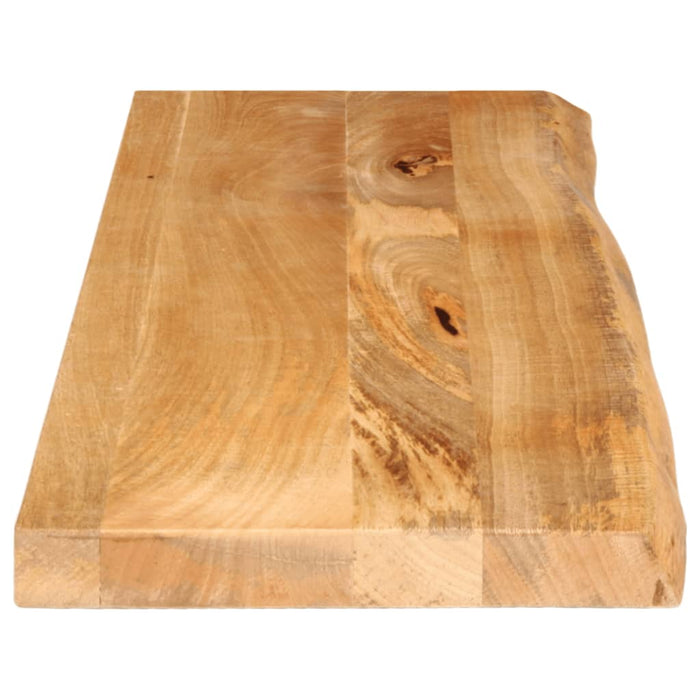 Blat de masă contur organic 110x30x2,5 cm lemn masiv de mango WALTI