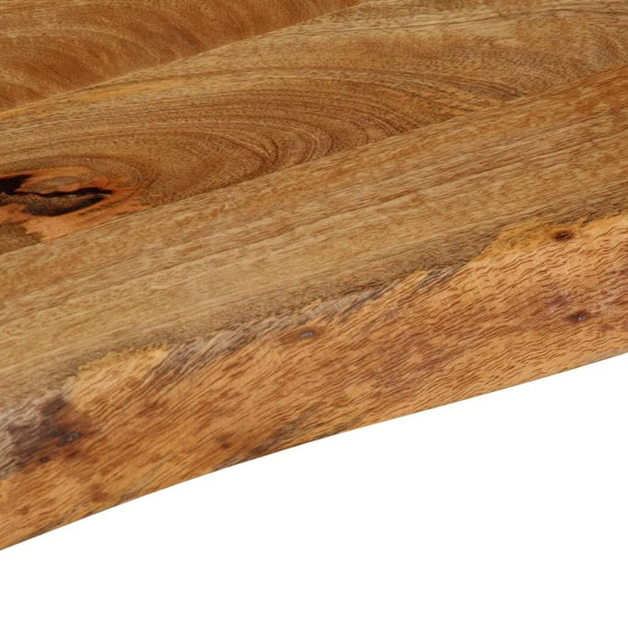 Blat de masă contur organic 80x40x2,5 cm lemn masiv de mango WALTI