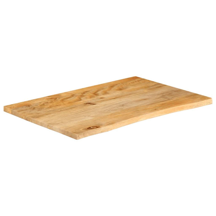 Blat de masă contur organic 80x60x2,5 cm lemn masiv de mango WALTI