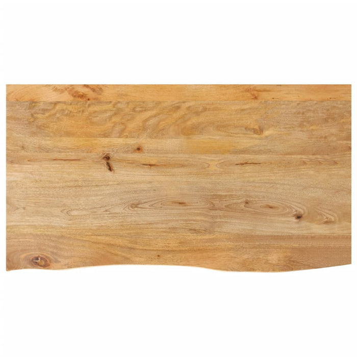 Blat de masă contur organic 100x60x2,5 cm lemn masiv de mango WALTI
