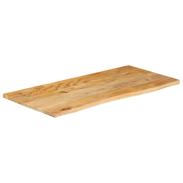 Blat de masă contur organic 100x60x2,5 cm lemn masiv de mango WALTI