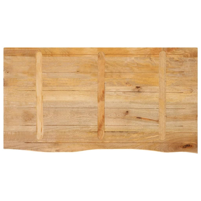 Blat de masă contur organic 100x60x2,5 cm lemn masiv de mango WALTI