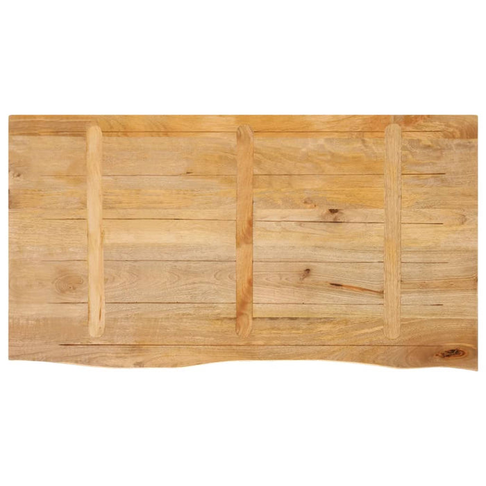 Blat de masă contur organic 110x60x2,5 cm lemn masiv de mango WALTI
