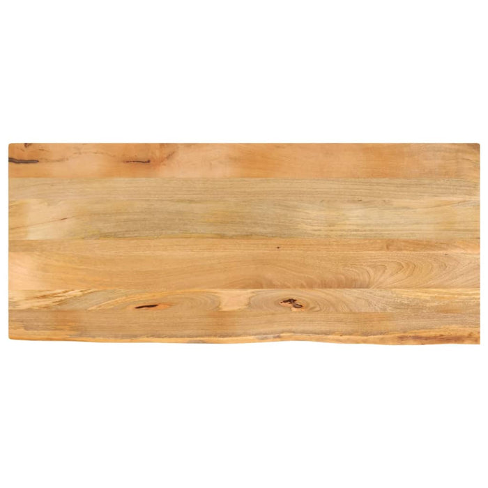 Blat de masă contur organic 140x60x2,5 cm lemn masiv de mango WALTI
