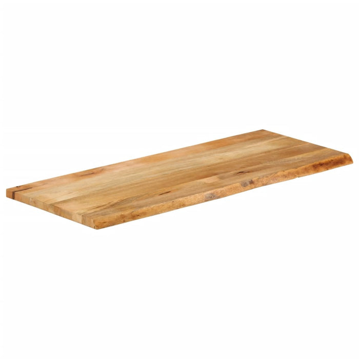 Blat de masă contur organic 140x60x2,5 cm lemn masiv de mango WALTI