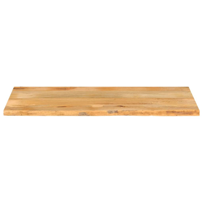 Blat de masă contur organic 140x60x2,5 cm lemn masiv de mango WALTI