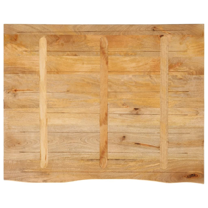 Blat de masă contur organic 100x80x2,5 cm lemn masiv de mango - WALTI WALTI
