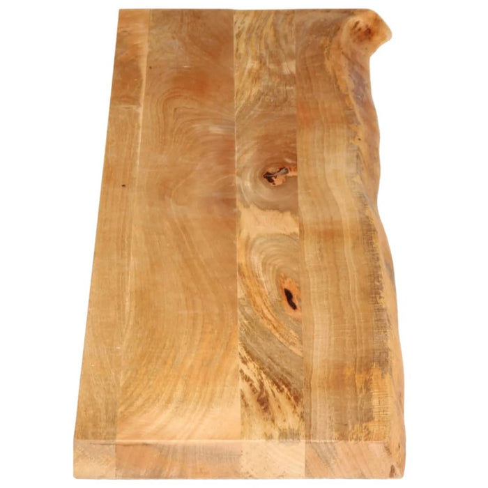 Blat de masă contur organic 160x20x3,8 cm lemn masiv de mango WALTI