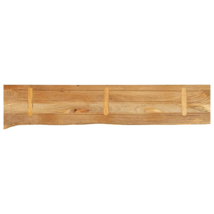 Blat de masă contur organic 160x20x3,8 cm lemn masiv de mango WALTI