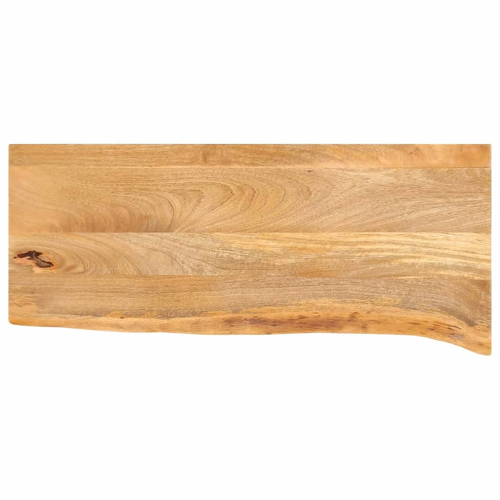Blat de masă contur organic 80x30x3,8 cm lemn masiv de mango WALTI