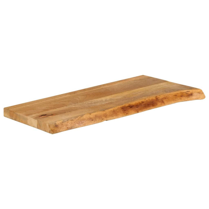 Blat de masă contur organic 80x30x3,8 cm lemn masiv de mango WALTI