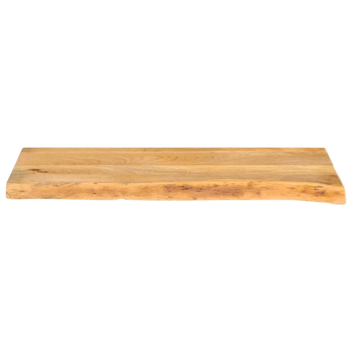 Blat de masă contur organic 80x30x3,8 cm lemn masiv de mango WALTI