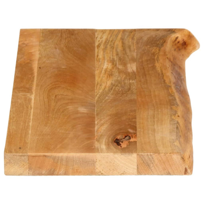 Blat de masă contur organic 80x30x3,8 cm lemn masiv de mango WALTI