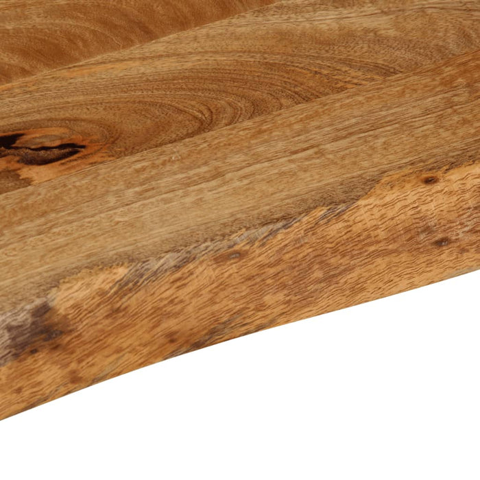 Blat de masă contur organic 80x30x3,8 cm lemn masiv de mango WALTI