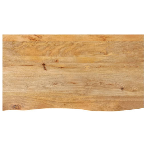 Blat de masă contur organic 100x60x3,8 cm lemn masiv de mango - WALTI WALTI