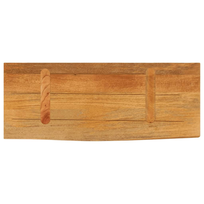Blat de masă contur organic 70x20x2,5 cm lemn masiv de mango WALTI