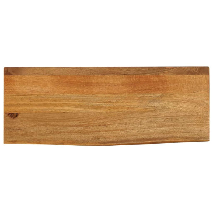 Blat de masă contur organic 80x30x2,5 cm lemn masiv de mango WALTI