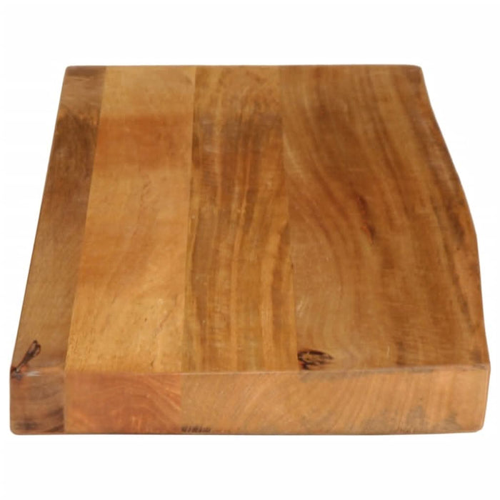 Blat de masă contur organic 80x30x2,5 cm lemn masiv de mango WALTI