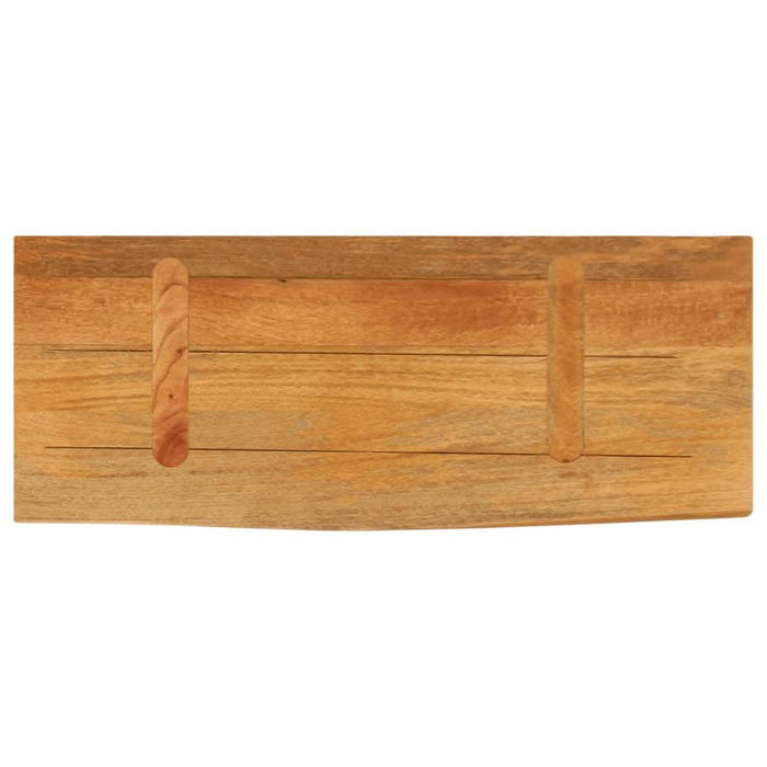 Blat de masă contur organic 80x30x2,5 cm lemn masiv de mango WALTI