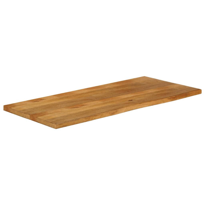 Blat de masă contur organic 140x60x2,5 cm lemn masiv de mango - WALTI WALTI