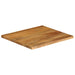 Blat de masă contur organic 80x80x2,5 cm lemn masiv de mango - WALTI WALTI