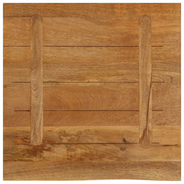 Blat de masă contur organic 80x80x2,5 cm lemn masiv de mango - WALTI WALTI