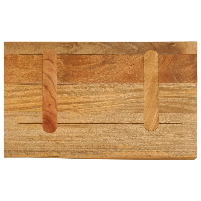 Blat de masă contur organic 40x20x3,8 cm lemn masiv de mango WALTI