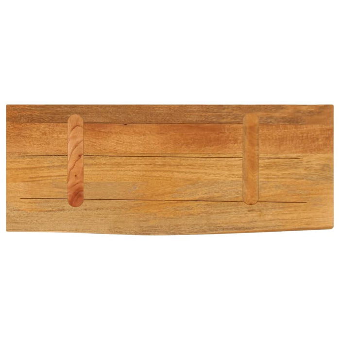 Blat de masă contur organic 70x20x3,8 cm lemn masiv de mango - WALTI WALTI