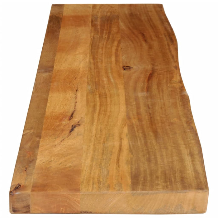 Blat de masă contur organic 140x20x3,8 cm lemn masiv de mango WALTI
