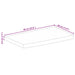 Blat de masă contur organic 60x30x3,8 cm lemn masiv de mango - WALTI WALTI