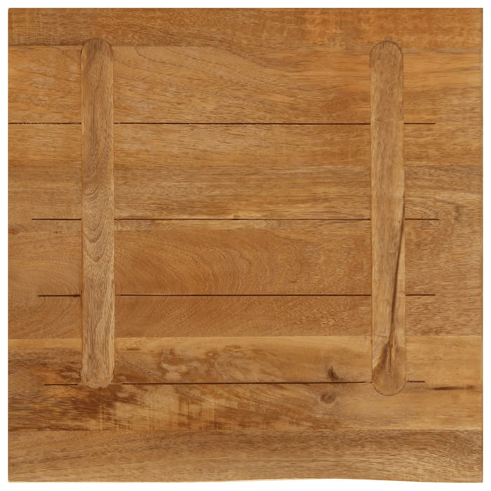 Blat de masă contur organic 60x60x3,8 cm lemn masiv de mango WALTI