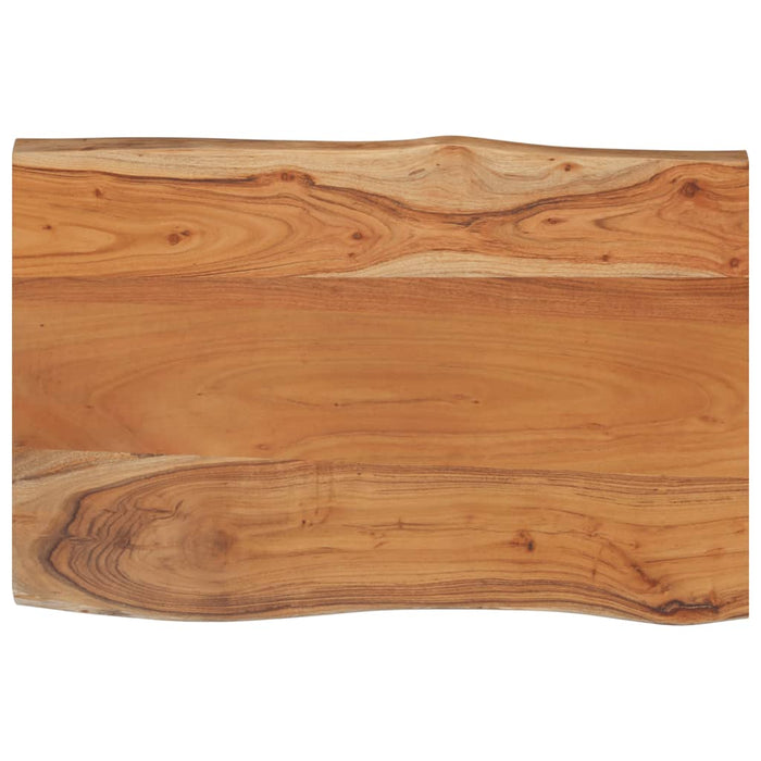 Blat masă 60x40x2,5 cm dreptunghiular lemn acacia margine vie - WALTI WALTI