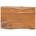Blat masă 60x40x2,5 cm dreptunghiular lemn acacia margine vie - WALTI WALTI