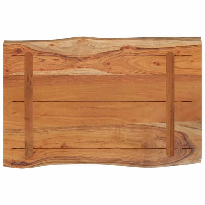 Blat masă 60x40x2,5 cm dreptunghiular lemn acacia margine vie - WALTI WALTI