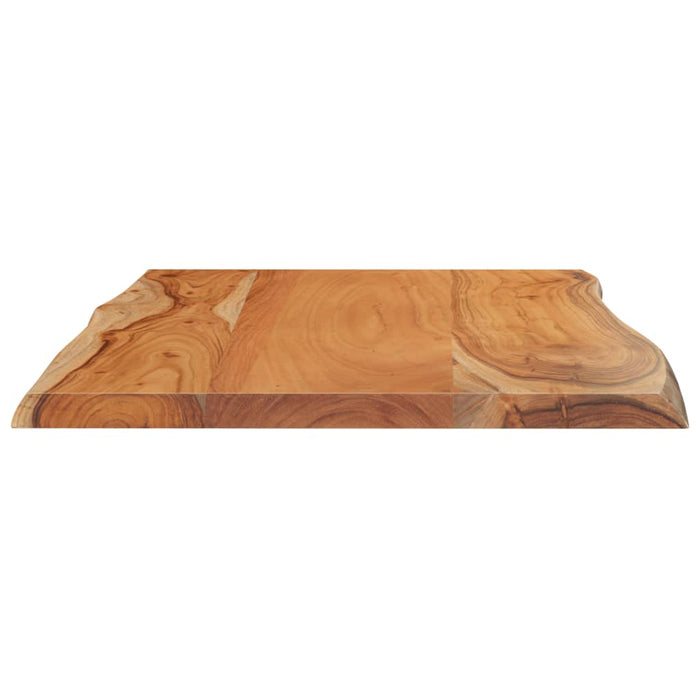 Blat masă 60x40x2,5 cm dreptunghiular lemn acacia margine vie - WALTI WALTI