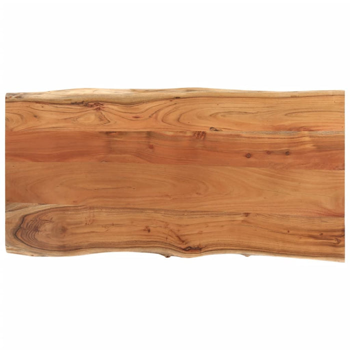 Blat masă 80x40x2,5 cm dreptunghiular lemn acacia margine vie - WALTI WALTI